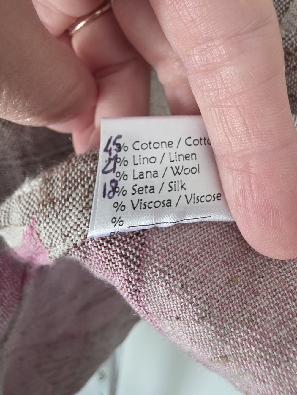 LovaLoom Ring Sling Carrier, 75 inches long, Made in Italy - Picture 6 of 7